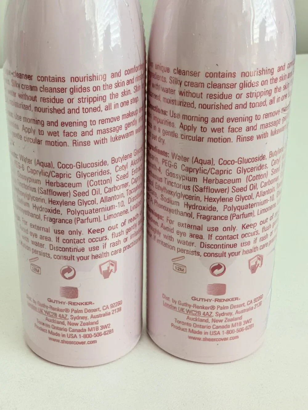 Sheer Cover Conditioning Cleanser 4 fl oz/ 120 ml Factory Sealed Original Lot 2